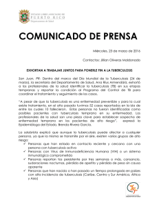 COMUNICADO DE PRENSA - Departamento de Salud de Puerto Rico