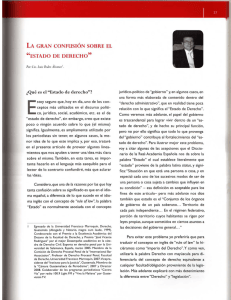 La gran confusión sobre el “Estado de Derecho”