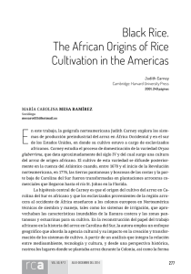 Black Rice. The African Origins of Rice Cultivation in the Americas