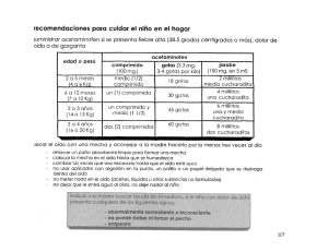 recomendaciones para cuidar el niño en el hogar