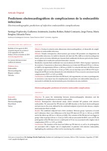 Predictores electrocardiográficos de complicaciones de la