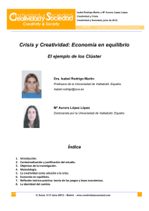 Crisis y Creatividad: Economía en equilibrio
