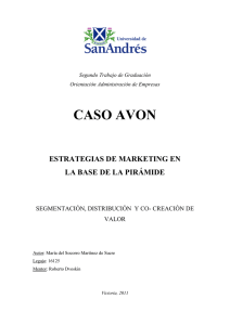 CASO AVON - Universidad de San Andrés