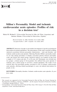 Millon´s Personality Model and ischemic cardiovascular acute