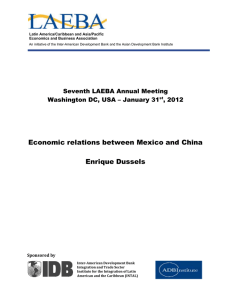 Economic relations between Mexico and China - Inter