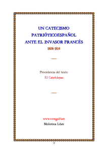 Catecismo patriótico español
