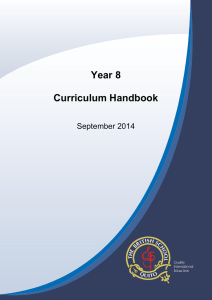 Year 8 Curriculum Handbook