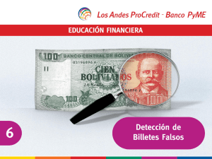 Bs. 50 - Banco Los Andes ProCredit