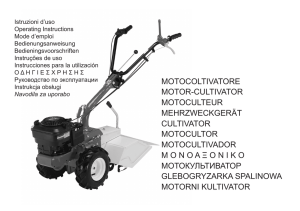 motocoltivatore motor-cultivator motoculteur mehrzweckgerät