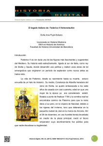 El legado italiano de Federico II Hohenstaufen