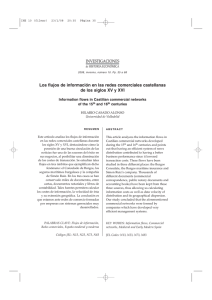 pdf Los flujos de información en las redes comerciales castellanas