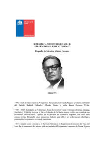 Biografia de Salvador Allende Gossens