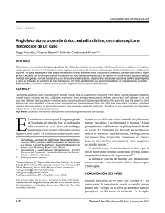 Angioleiomioma ulcerado único: estudio clínico, dermatoscópico e