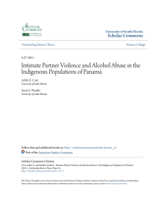 Intimate Partner Violence and Alcohol Abuse in the Indigenous