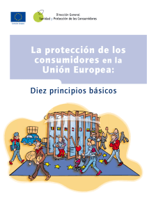 La protección de los consumidores en la Unión Europea. Diez