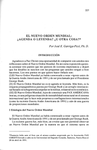 ¿agenda 0 leyenda? ¿u otra cosa?