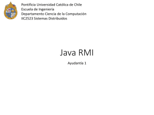 Java RMI - Pontificia Universidad Católica de Chile