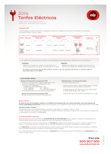 TARIFAS ELECTRICIDADfebre2014