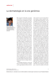 La dermatología en la era genómica