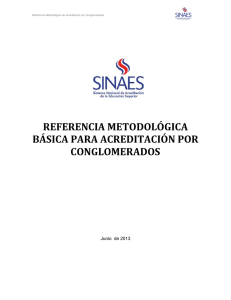 referencia metodológica básica para acreditación por