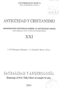 antigüedad y cristianismo - Universitat de Barcelona