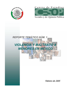 Violencia y Maltrato a Menores en Mexico