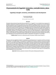 El pensamiento de Vygotski: momentos, contradicciones y desa