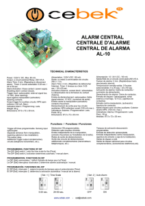 alarm central centrale d`alarme central de alarma al-10