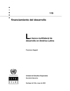 La banca multilateral de desarrollo en América Latina