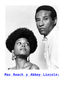 Max Roach y Abbey Lincoln