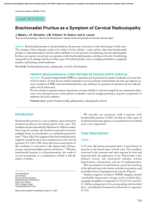Brachioradial Pruritus as a Symptom of Cervical Radiculopathy