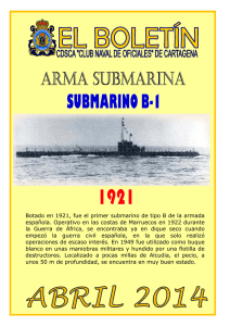 Botado en 1921, fue el primer submarino de tipo B de la armada