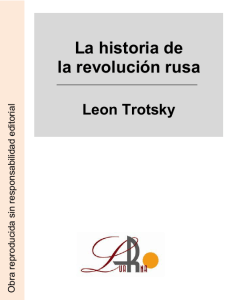 Historia de la revolución rusa de Leon Trotsky en pdf