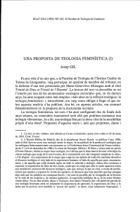 una proposta de teologia femin&iacute;stica (1)