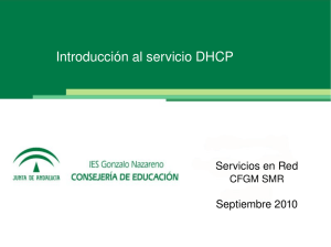Introducción al servidor DHCP