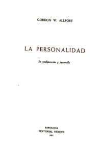 LA PERSONALIDAD