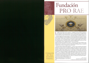 Page 1 B. de la ndación pro - Real Academia Española