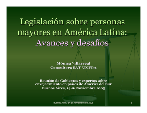 Legislación sobre personas mayores en América Latina: Avances y