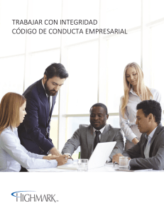 Trabajar Con Integridad Código De Conducta Empresarial