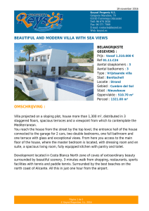 Beautiful and modern villa with sea views