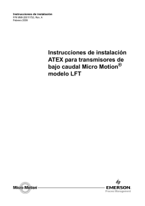 Instrucciones de instalación ATEX