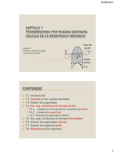 Cap. 7 Engranajes – Cálculo - Universidad Tecnológica de Pereira