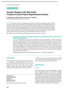 Annular Plaques in the Skin Folds: 4 Cases of Lichen Planus
