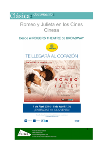 Romeo y Julieta en los Cines Cinesa