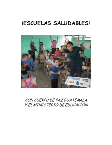 ¡ESCUELAS SALUDABLES!