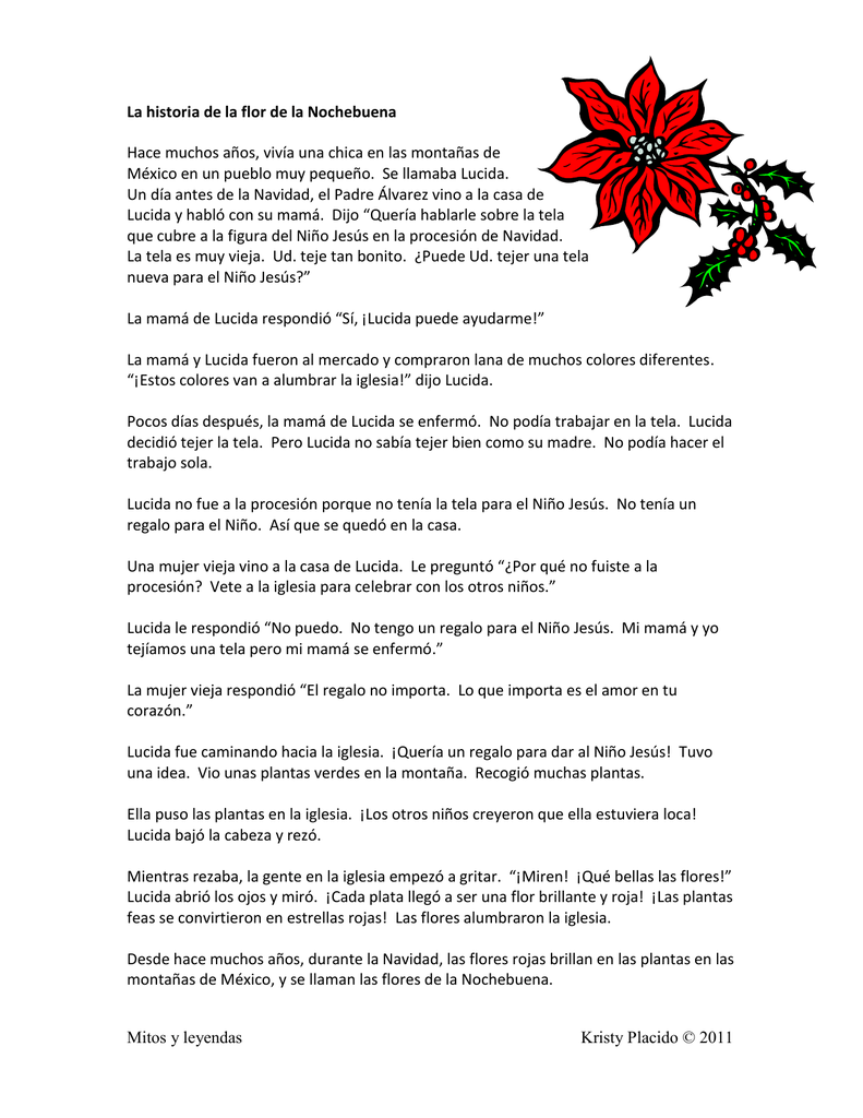 Este es la historia de la Flor de la Nochebuena