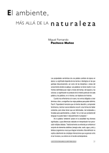 El ambiente, naturaleza - Revista Elementos, Ciencia y Cultura