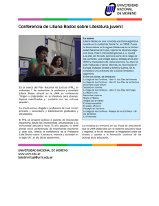 Conferencia de Liliana Bodoc sobre Literatura juvenil