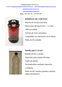BARRILES DE CERVEZA Barriles de cerveza One
