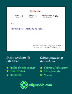 Meningitis meningocócica